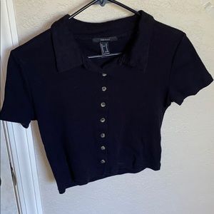 Forever 21 Black crop top